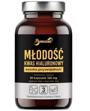 Panaseus młodość kwas hialuronowy 50 kapsułek
