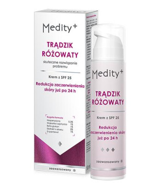 Medity+ Trądzik Różowaty Krem na dzień SPF 25, 50 ml