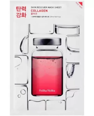 Holika Holika Pure Rescue Mask Sheet maseczka na bawełnianej płachcie z kolagenem 23 ml