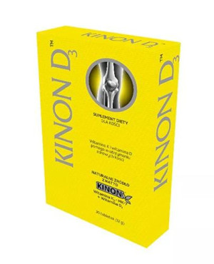 Kinon D3, tabletki, 30 sztuk