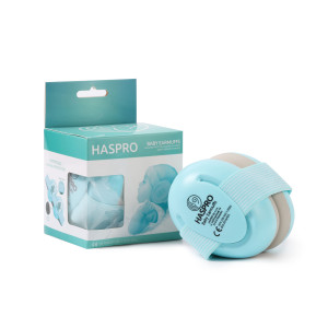 Haspro Baby Earmuffs, Nauszniki ochronne dla niemowląt i dzieci 0-3 lata, Miętowy, 1 sztuka