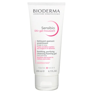 Bioderma Sensibio DS+ Gel Moussant Antybakteryjny żel oczyszczający, skóra wrażliwa, 200 ml