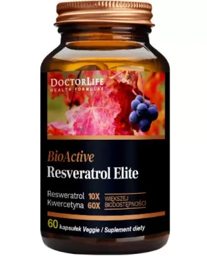 Doctor Life BioActive Resveratrol Elite 60 kapsułek