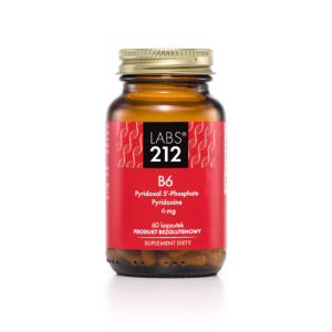 Labs212 Witamina B6 P-5-P + Pyridoxine, kapsułki, 60 sztuk