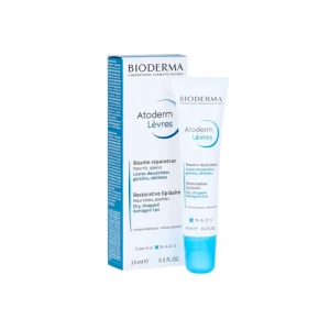 Bioderma Atoderm Levres Baume, Odżywczy i regenerujący balsam do ust, 15 ml