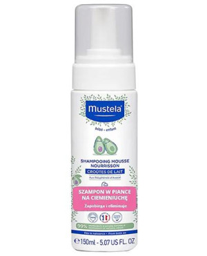 Mustela Bebe Enfant, szampon w piance dla niemowląt, 150 ml