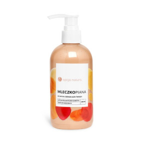 Opcja Natura, mleczkopiana do mycia i demakijażu twarzy, 250 ml