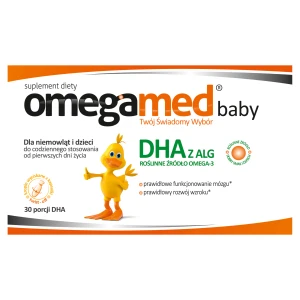 Omegamed Baby DHA, od urodzenia, kapsułki twist-off, 30 sztuk