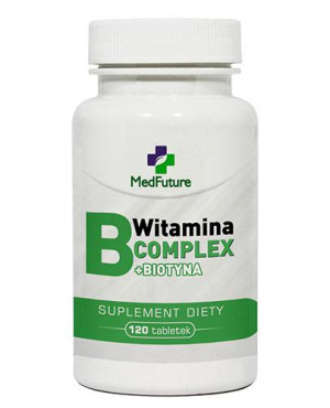 MedFuture Witamina B-complex + Biotyna, 120 tabl. cena, opinie, właściwości