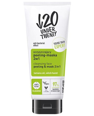 Under Twenty Oczyszczający peeling-maska 2w1, 100 ml