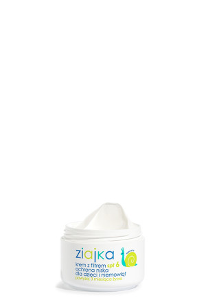 Ziaja Ziajka, krem z filtrem SPF 6 dla dzieci i niemowląt ochronny, 50 ml