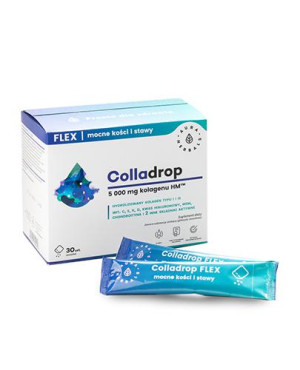 Aura Herbals Colladrop Flex kolagen morski 5000 mg, saszetki, 30 sztuk