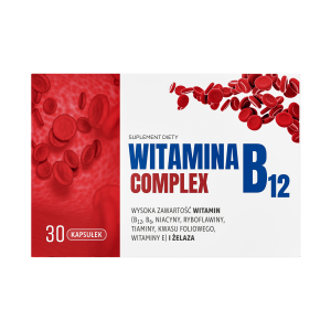Witamina B12 complex, kapsułki, 30 sztuk