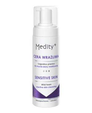 Medity+ Cera Wrażliwa Łagodna Pianka do mycia twarzy, 150 ml