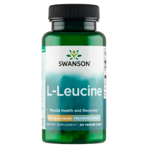 SWANSON AjiPure L-Leucyna 500 mg, kapsułki, 60 sztuk