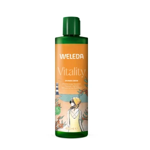 Weleda Vitality, kremowy płyn pod prysznic z rokitnikiem, 400 ml