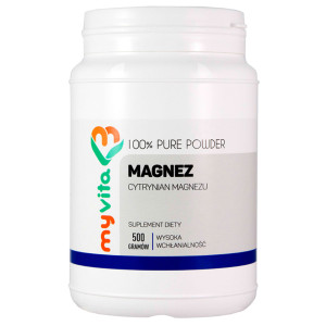 MyVita magnez cytrynian magnezu 500 g