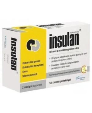 Insulan, tabletki powlekane, 120 sztuk