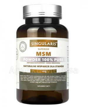 SINGULARIS SUPERIOR MSM POWDER 100% PURE - 100 g
