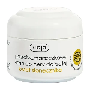 Ziaja, przeciwzmarszczkowy krem do cery dojrzałej kwiat słonecznika, 50 ml