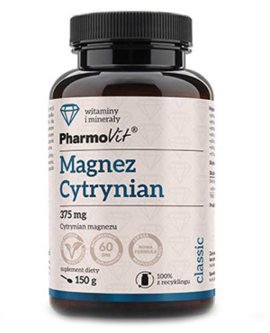 PharmoVit Magnez cytrynian 375 mg, proszek 150 g