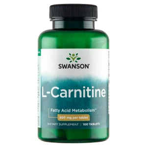 SWANSON L-Karnityna 500 mg, tabletki, 100 sztuk