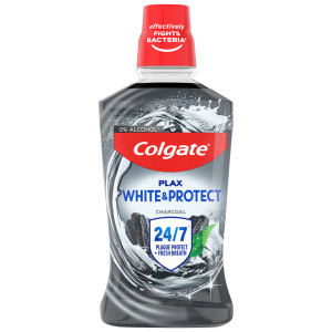 Colgate Plax White+Charcoal Płyn do płukania jamy ustnej, 500 ml