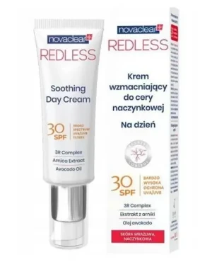Novaclear Redless krem wzmacniający do cery naczynkowej na dzień SPF 30 50 ml
