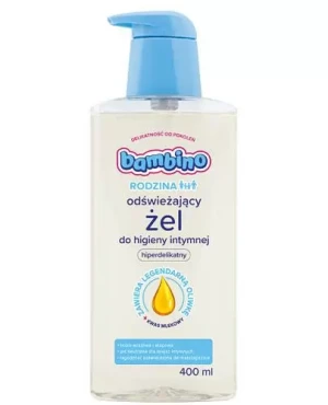 Bambino Rodzina odświeżający żel do higieny intymnej 400 ml