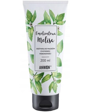 Anwen Emolientowa Melisa Odżywka do włosów o wysokiej porowatości, 200 ml