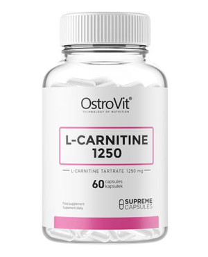 OstroVit L-Carnitine 1250 mg - 60 kaps. - cena, opinie, dawkowanie