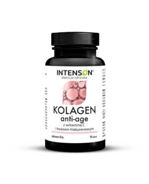 Kolagen Anti-Age z witaminą C i kwasem hialuronowym, kapsułki, 90 sztuk