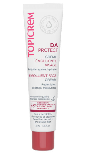 Topicrem, Da Emollient Face Cream, emolientowy krem do twarzy, 40 ml