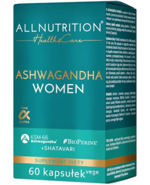 Allnutrition Health & Care Ashwagandha Women, 60 kapsułek