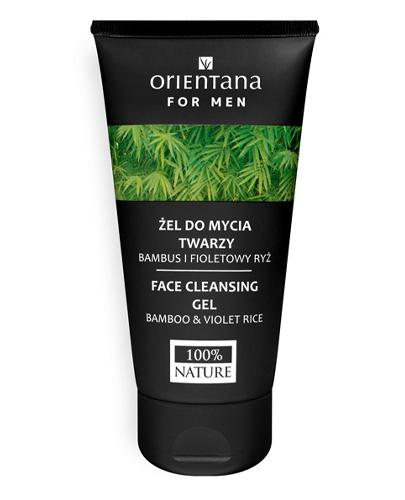 Orientana For Men Żel do mycia twarzy bambus i fioletowy ryż, 150 ml