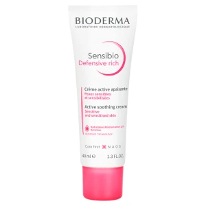 Bioderma Sensibio Defensive Rich, aktywny krem do skóry wrażliwej, 40 ml