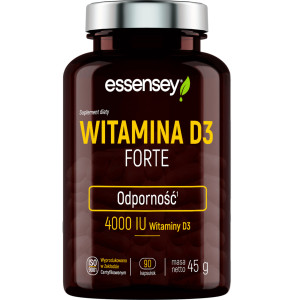 Essensey Witamina D3 Forte, kapsułki, 90 sztuk