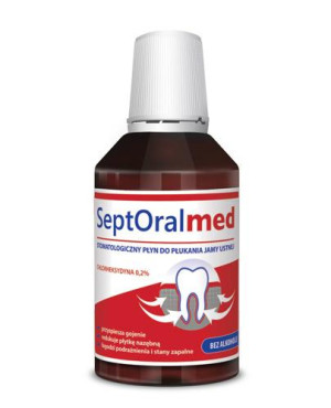 SeptOral Med Płyn stomatologiczny do płukania jamy ustnej, 300 ml