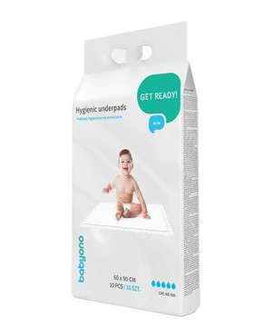BABYONO Podkłady do przewijania 60x90 cm, 12 sztuk