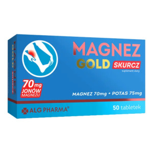 Alg Pharma Magnez Gold Skurcz, tabletki, 50 sztuk