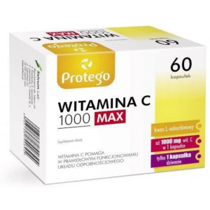 Protego, Witamina C 1000 Max, kapsułki, 60 sztuk