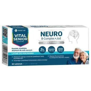 Vital Senior Neuro B-complex + Jod, tabletki, 30 sztuk
