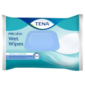 Tena Wet Wipes chusteczki 3w1 oczyszczająco nawilżające 2x 48 sztuk [DWUPAK]