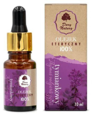 Dary Natury Olejek eteryczny tymiankowy 100 %, 10 ml, cena, opinie, stosowanie