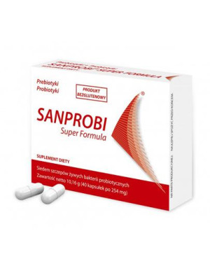 Sanprobi Super Formuła, kapsułki, 40 sztuk