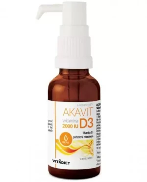 VitaDiet Akavit Witamina D3 2000 IU krople 29,4 ml