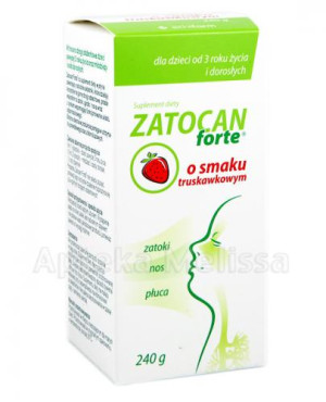 ZATOCAN FORTE Smak truskawkowy - 240 g