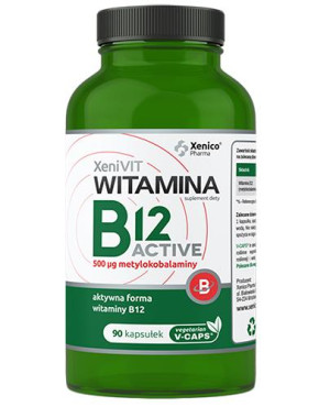 XeniVit Witamina B12 Active 500 µg - 90 kapsułek