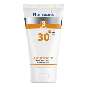 PHARMACERIS S SUN BODY PROTECT Nawilżająca emulsja ochronna do opalania ciała SPF30 150 ml