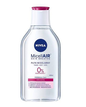 NIVEA MICELLAIR SKIN BREATHE Płyn micelarny 3w1 cera sucha - 400 ml